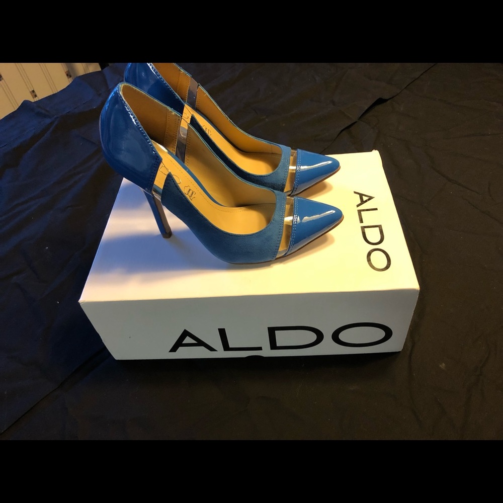Blue pumps - Picture 3 of 5